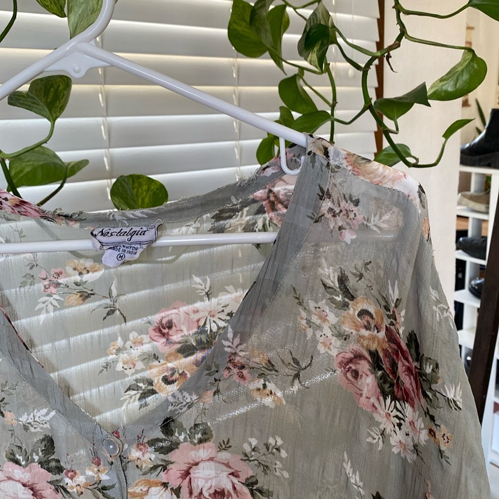 vtg floral dress
